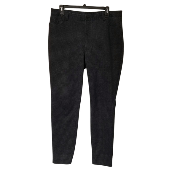 Karl Lagerfeld Gray Checkered Pants - Picture 5 of 6